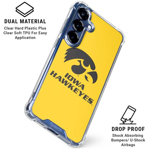 University of Iowa Galaxy S25 Clear Case